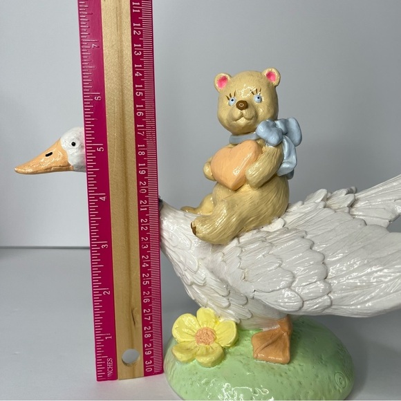 Vintage Mother Goose Chalkware Florentine Art Studio Figurine Nursery Decor 1985 - Picture 6 of 11